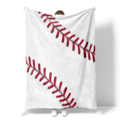 Baseball Stitch Pattern Blanket No. 2 for Sports Fans