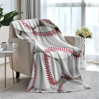 Baseball Stitch Pattern Blanket for Fans of the Diamond – Design 2