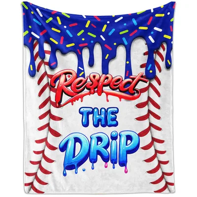 Respect the Drip Baseball Blanket: Sweet Seam Design