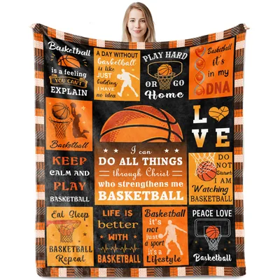Basketball Lifestyle Blanket for Hoops Fans