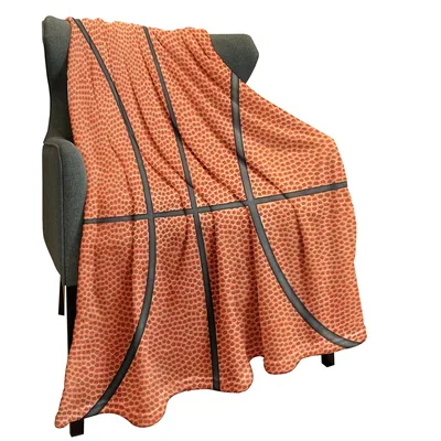 Basketball Print Blanket for Hoops Fans and Court Lovers