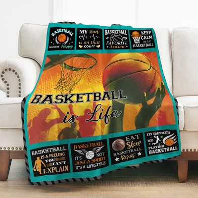Basketball Is Life Blanket for Hoop Lovers and Fans