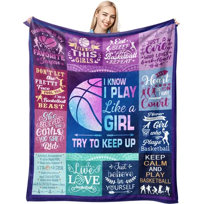 Basketball is My favorite Season Blanket for Girls Who Play