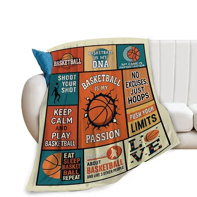 Basketball Basketball Blanket for Hoop Fans
