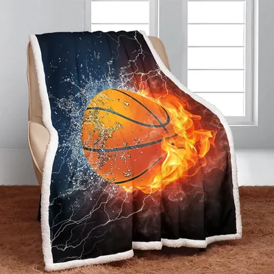 Fire and Water Blanket: Basketball Colliding Elements