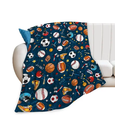 Sports Champ Star Goal Blanket for Game Day Fans