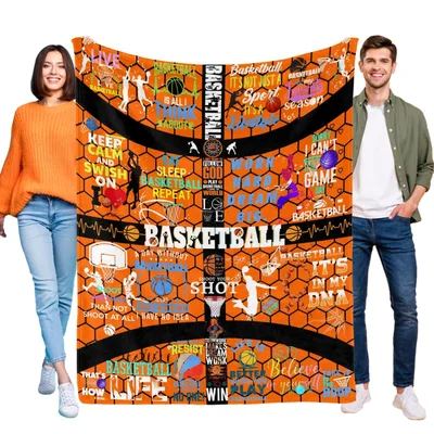 Basketball Mom Blanket for Game Days and Gym Nights