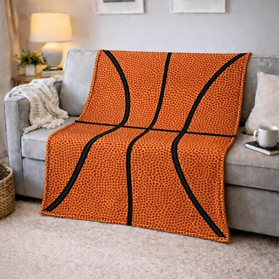 Basketball Sports Fan Blanket for Court-Side Comfort