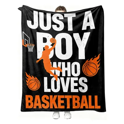 Basketball Dunk Boy Blanket for Hoops Lovers