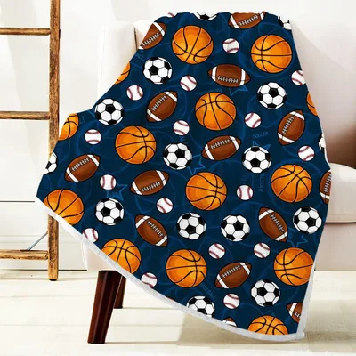 Training Soccer Allstar Football Blanket for Sports Fans