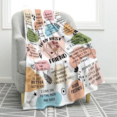 Best Friend Quote Blanket