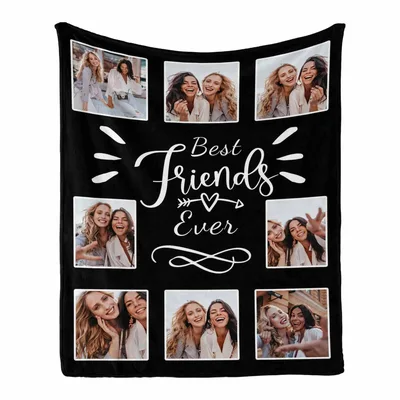 Best Friends Ever Blanket: Your Photos, Your Story