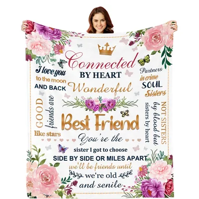 Sister by Heart Blanket: A Cozy Gift for Your Best Friend
