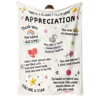 Appreciation Thank Blanket: A Design Filled With Gratitude