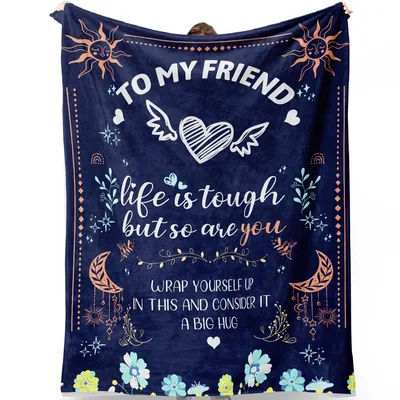 Encouragement Friend Blanket for Your Bestie