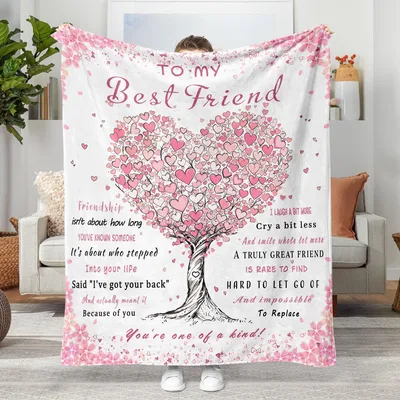 Friendship Heart Tree Blanket for Your Best Friend