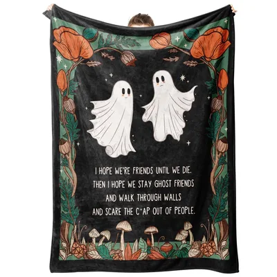 Ghost Friends Blanket for Your Spooky Best Friend