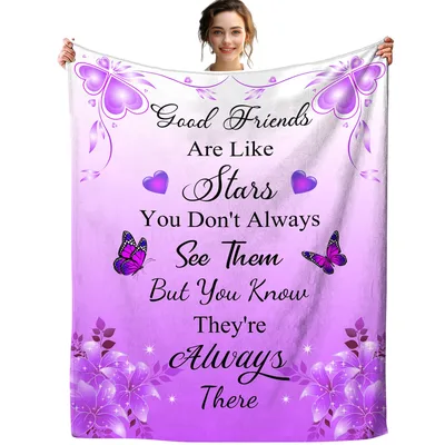 Stars Friend Blanket: Good Friends Are Like Stars