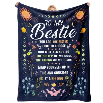 Sister of My Soul Blanket for Your Bestie