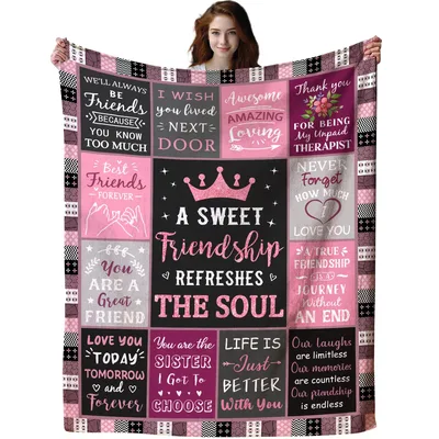 Sweet Friendship Blanket for Your Best Friend