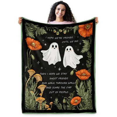 Spooky Friendship Blanket: Ghost Pals Forever
