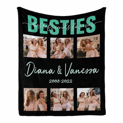 Besties Best friends forever Blanket for Your Bestie