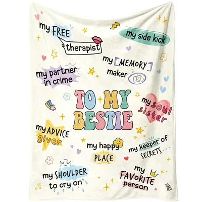 To My Bestie my Free Blanket: Best Friend Throw