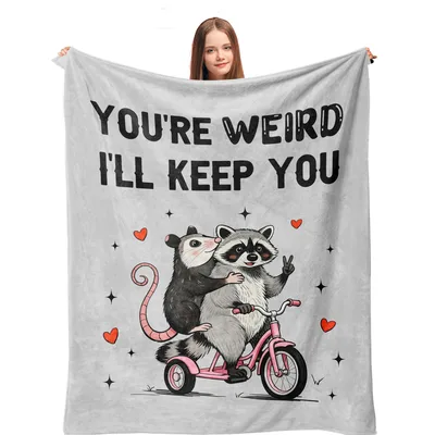 Raccoon Possum Blanket: You're Weird, I'll Keep You