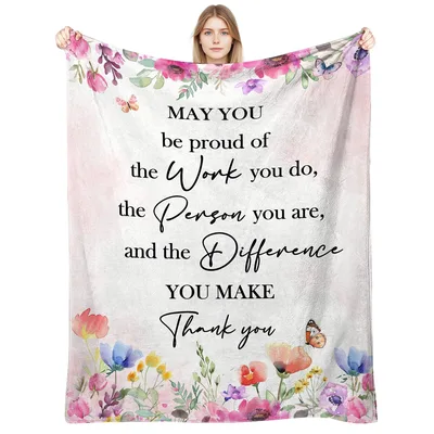 May You be proud Blanket for Thoughtful Thank Yous