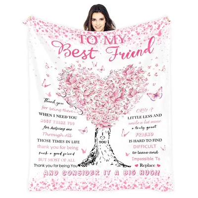 to My Best Friend Thank Blanket for Your Favorite Person