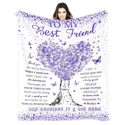 Best Friend Butterflies Blanket: A Cozy Thank You