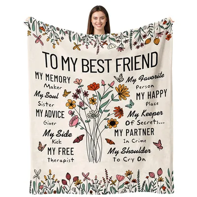 Best Friend Wildflowers Blanket: Ten Ways to Say Thanks