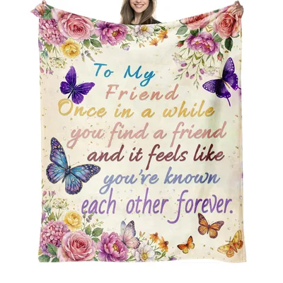to My Friend Once Blanket: A Friendship Throw
