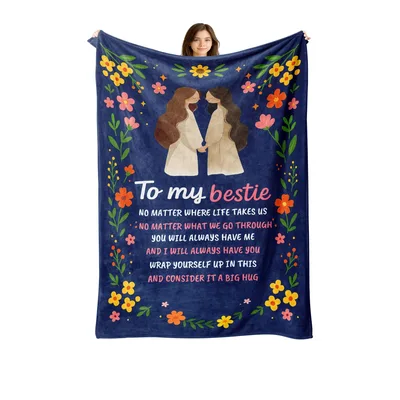 Friend Hug Letter Blanket for Your Bestie