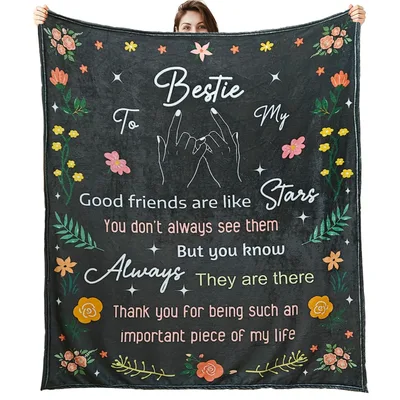 Friendship Stars Blanket for Your Bestie