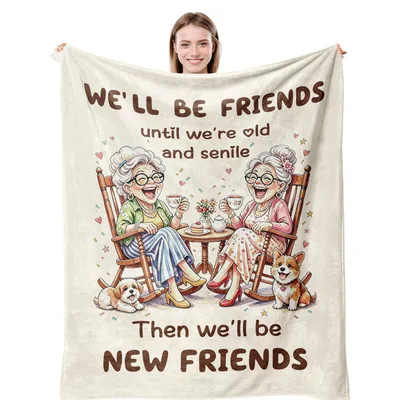 Friends Until Blanket: Old and Senile Best Friend Design