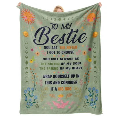 To My Bestie You Are the Sister Blanket: Chosen Family Design