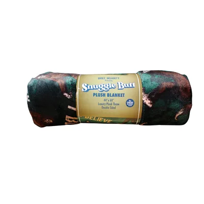 Bigfoot Forest Camo Blanket for Cozy Believers