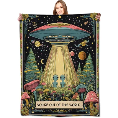 Out of This World Blanket: Alien Tarot Throw