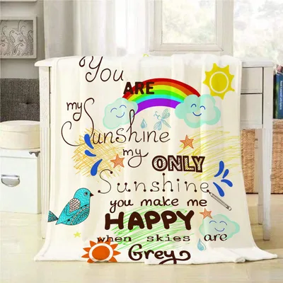 You Are My Sunshine Blanket No. 2: A Whimsical Sky Design