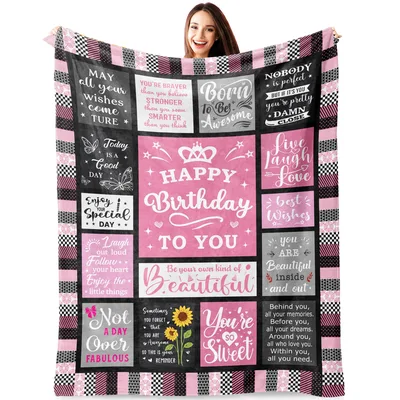 Inspirational Birthday Blanket: Happy Birthday To You Quilt Design