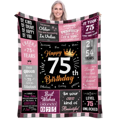 75th Birthday Blanket