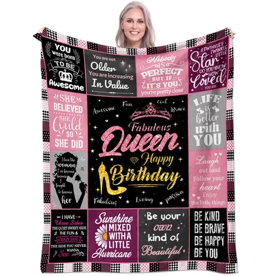 Fabulous Queen Birthday Blanket for Her Big Day