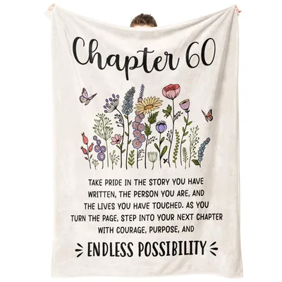 Chapter Take pride Blanket for a 60th Birthday