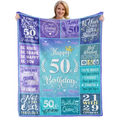 This Queen Makes Blanket for a Fabulous 50th Birthday