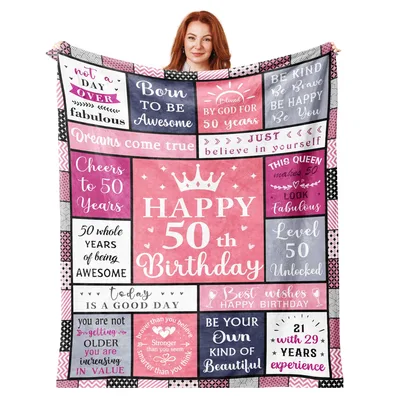 not a Day Over Blanket: A Fabulous 50th Throw
