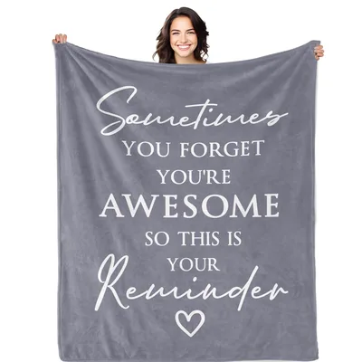 Encouragement Reminder Blanket for Days You Need It