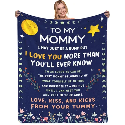 New Mom Blanket: A Letter From Your Tummy