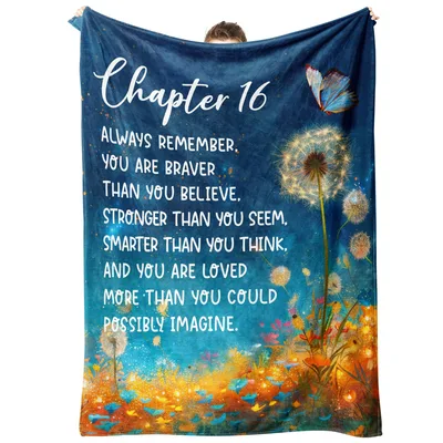 16 Year Old Birthday Blanket: Chapter 16 Dandelion Print