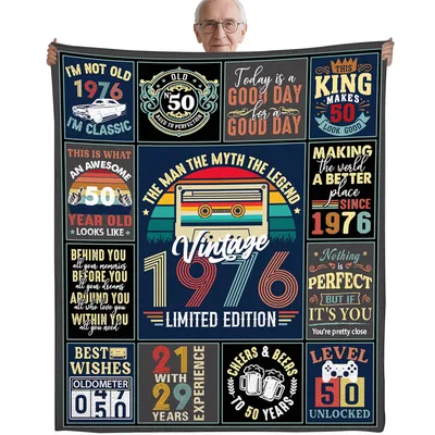 I'm Not Old I'm Classic Blanket for a 50th Birthday